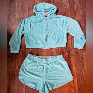 Victoria Secret Short and hoodie set